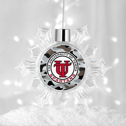 University of Tampa Snowflake Christmas Tree Ornament Decoration for Tree Party Home Holiday Decor (University of Tampa 5) in Saudi Arabia