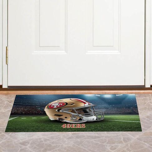 NORTHWEST The Company NFL San Francisco 49ers Washable Rug, 20" x 32", Landscape, Team Colors in Saudi Arabia