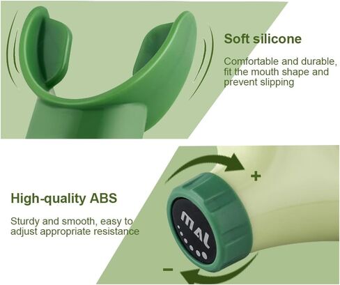 Fitness Accelerator | Breathing Exercise Device for Lungs, Lightweight Breathing Trainer for Lung Capacity & Strength | 5-Level Adjustable Respiratory Exercise Device for Running, Gym & Fitness in Saudi Arabia