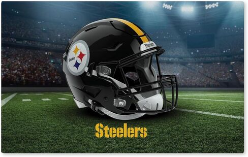 NORTHWEST The Company NFL Pittsburgh Steelers سجادة قابلة للغسل، 20 بوصة × 32 بوصة، منظر طبيعي، ألوان الفريق in Saudi Arabia