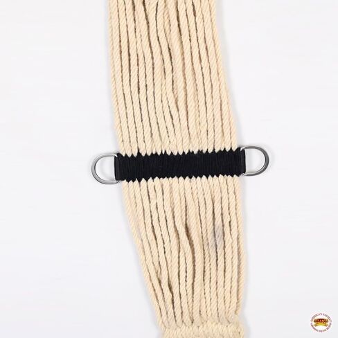 HILASON Horse Western 27 Strand Double Weave Roper Cinch Off White | Girth Strap for Horses Back Saddle in Saudi Arabia