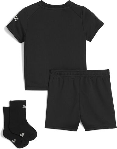 PUMA Manchester City FC Unisex Baby 2025/26 Replica Soccer Away Kit - Black in Saudi Arabia