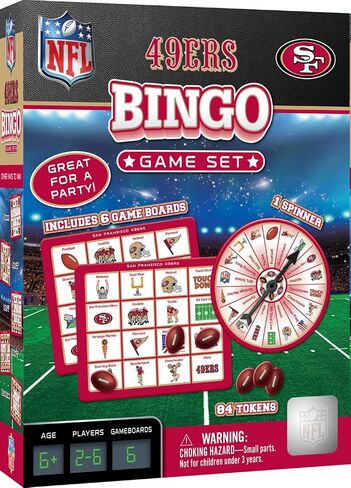 MasterPieces Kids Games - NFL San Francisco 49ers Bingo Game in Saudi Arabia