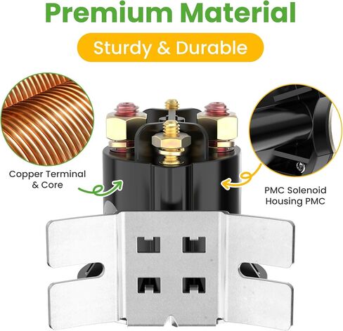10L0L 12V Golf Cart Solenoid Relay Assembly for Yamaha G22 G23 G27 G28 G29 Drive YDRA Gas 2003-up, 4-Terminal 150A Continuous Solenoid Replace OEM JW1-H1950-00-00 JR3-H1950-00-00 J38-81950-01 in Saudi Arabia