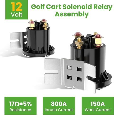 10L0L 12V Golf Cart Solenoid Relay Assembly for Yamaha G22 G23 G27 G28 G29 Drive YDRA Gas 2003-up, 4-Terminal 150A Continuous Solenoid Replace OEM JW1-H1950-00-00 JR3-H1950-00-00 J38-81950-01 in Saudi Arabia
