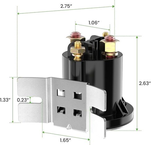 10L0L 12V Golf Cart Solenoid Relay Assembly for Yamaha G22 G23 G27 G28 G29 Drive YDRA Gas 2003-up, 4-Terminal 150A Continuous Solenoid Replace OEM JW1-H1950-00-00 JR3-H1950-00-00 J38-81950-01 in Saudi Arabia