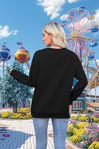 NANYUAYA You've Got A Friend in Me Sweatshirt for Women Funny Letter Print Shirt Cute Toy Vacation Long Sleeve Graphic Tops in Kuwait