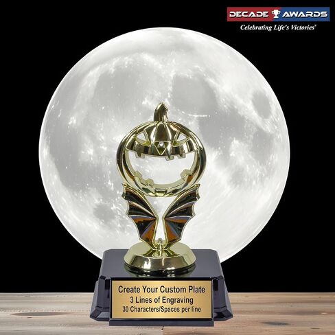 Decade Awards Halloween Trophy - Custom Engraved Halloween Award - All Hallow's Eve Prize - Customize Now in Saudi Arabia