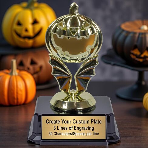 Decade Awards Halloween Trophy - Custom Engraved Halloween Award - All Hallow's Eve Prize - Customize Now in Saudi Arabia