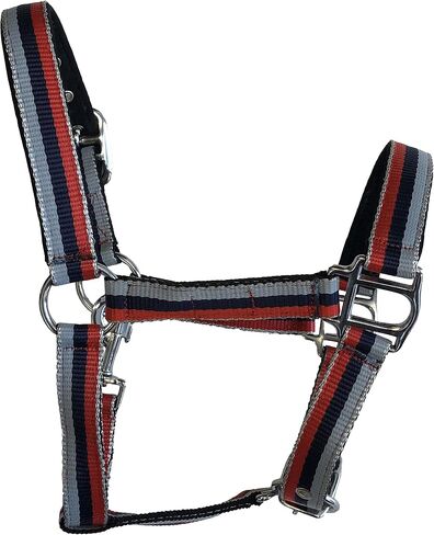 Pony Quilted English All Purpose Saddle Pad, Halter and Ear Bonnet with Stripe Tape Accent in Saudi Arabia
