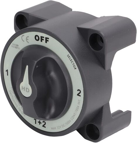 500A Battery Switch Marine Battery Disconnect Switch 4 Position Battery Selector Switch for RV Boat in Saudi Arabia