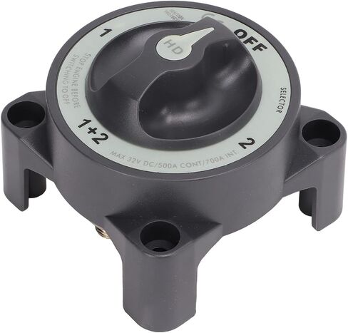 500A Battery Switch Marine Battery Disconnect Switch 4 Position Battery Selector Switch for RV Boat in Saudi Arabia