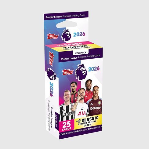 Topps Premier League 2025/26 Debut Edition Eco Pack in Saudi Arabia
