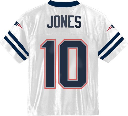 Mac Jones New England Patriots #10 White Kids Youth 8-20 Alternate Away Player Jersey in Saudi Arabia