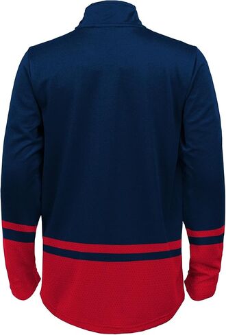 Outerstuff NHL Youth Boys 8-20 Quarter Zip Long Sleeve Shirt in Saudi Arabia