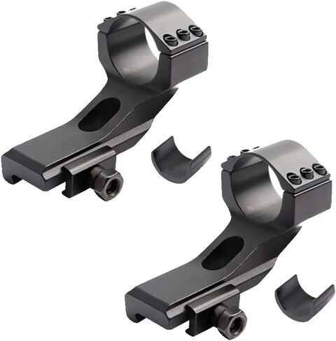 Gotical 25.4mm 30mm Offset Scope Mount 20mm Picatinny Weaver Rail Flashlight Side Ring (Pack of 2) in Saudi Arabia