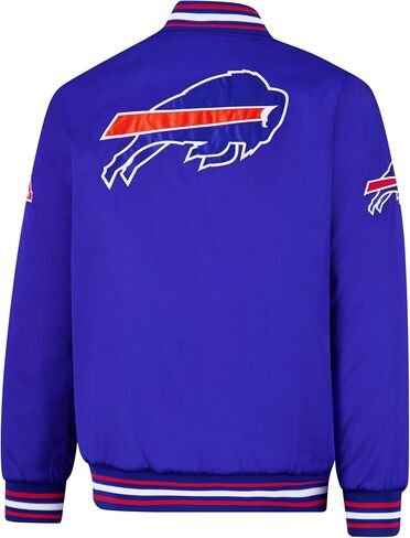 Ultra Game NFL mens Nfl Official Supreme Heritage Logo Satin Jacket Team Color 2 in Saudi Arabia
