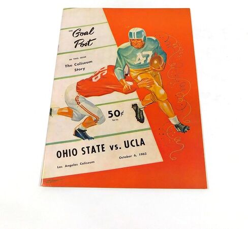 1962 Ohio State at UCLA College Football Program 10-6-62 - College Programs in Saudi Arabia