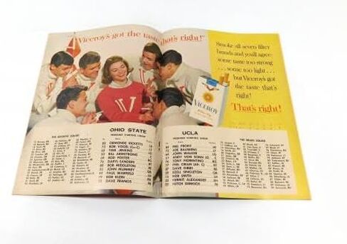1962 Ohio State at UCLA College Football Program 10-6-62 - College Programs in Saudi Arabia