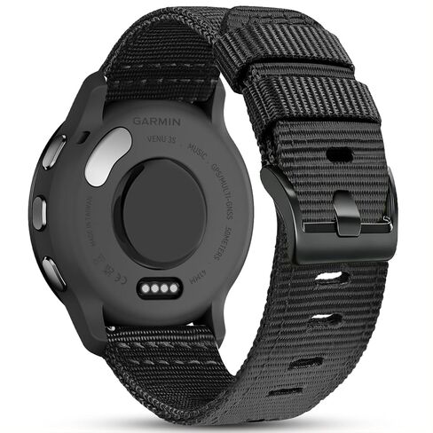 نايلون مقاوم للاهتراء 22 مم متوافق مع حزام ساعة Garmin Venu 3 Venu 2 Venu 4 45 مم، حزام Farbic متين لـ Amazfit Bip 5/Bip 6/Balance/GTR 4/3 Pro/3/2/2e/47 مم/Forerunner 265/255/Vivoactive 4 in Kuwait