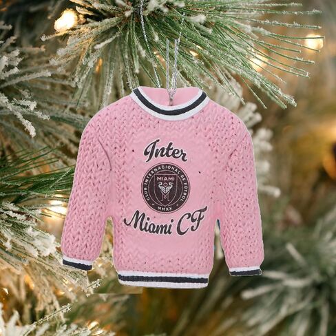 FOCO - WNBA Holiday Sweater Resin Christmas Tree Xmas Hanging Ornament - Sabrina Ionescu - New York Liberty in Saudi Arabia