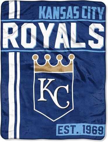 Northwest MLB Kansas City Royals Micro Raschel Throw, One Size, Multicolor in Saudi Arabia