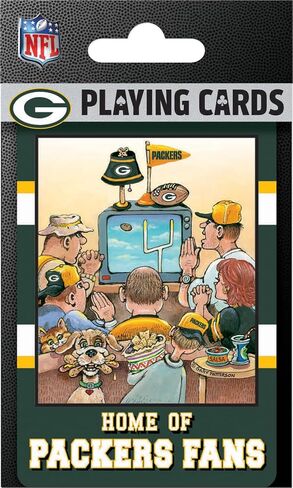 Masterpieces Green Bay Packers Playing Cards - Officially Licensed NFL 54 Card Deck - Adult in Saudi Arabia
