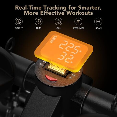 جهاز ستيبر صغير مع أشرطة مقاومة، جهاز ستاير ستاير للتمرين في المنزل، جهاز لياقة هيدروليكي مدمج، ارتفاع خطوة قابل للتعديل، تصميم هادئ، سعة 300 رطل، السعرات الحرارية، وتتبع الخطوات in Kuwait