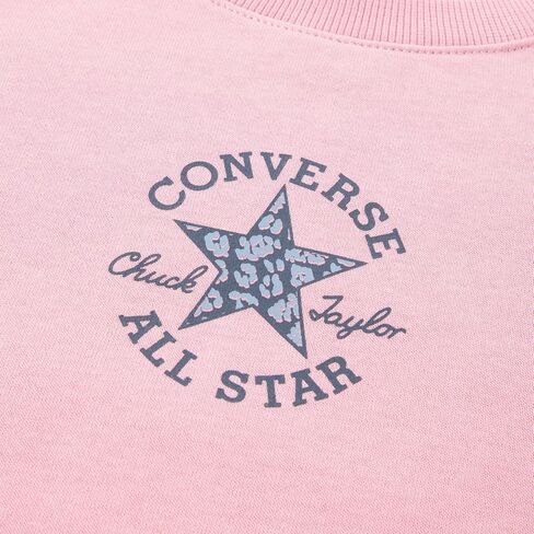 Converse Girls' Graphic Crewneck Sweatshirt and Flared Pant Set in Saudi Arabia