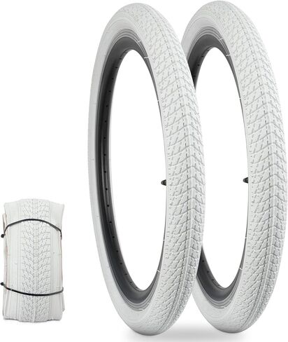 WEEROCK 1/2 حزمة 16/20 بوصة إطار دراجة 16x1.75/20x1.75 إطارات دراجة للدراجات 16 بوصة/ 20 بوصة، دراجات الأطفال، دراجة الطفلة، دراجة ثلاثية العجلات. in Kuwait