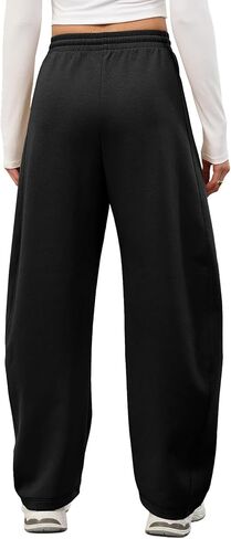 DISCIPBUSH Baggy Barrel Pants Women - Lightweight Extra Loose Long Wide Leg Pants Women Lounge Athletic Barrel Joggers in Kuwait
