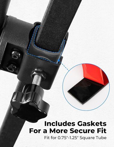 KEMIMOTO Golf Cart Side Mirrors, No Drilling Golf Cart Rear View Mirror, 180 Degree Rotation, Universal Fits 0.75-1.25 inch Square Tube, Compatible with EZGO, Club Car, Drive2 in Saudi Arabia