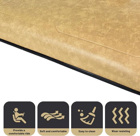 Golf Cart Front Seat Bottom Cushion Assembly Replacement for EZGO TXT/Medalist 1994-2013,Tan in Saudi Arabia