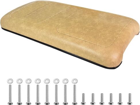 Golf Cart Front Seat Bottom Cushion Assembly Replacement for EZGO TXT/Medalist 1994-2013,Tan in Saudi Arabia