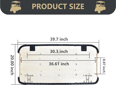 Golf Cart Front Seat Bottom Cushion Assembly Replacement for EZGO TXT/Medalist 1994-2013,Tan in Saudi Arabia