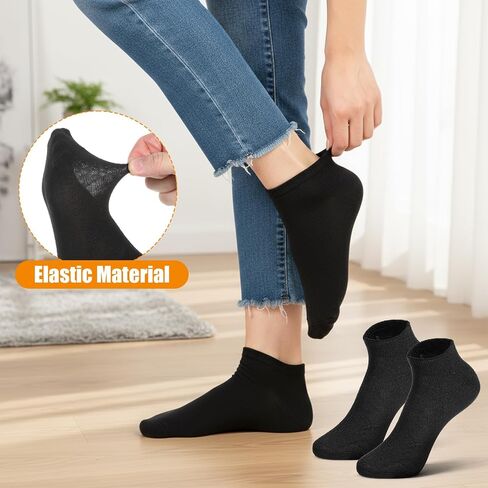 SHENLIU 100 Pairs Low Cut Ankle Socks for Women Men Bulk Thin Breathable Casual No Show Sock Athletic Cotton Socks in Saudi Arabia