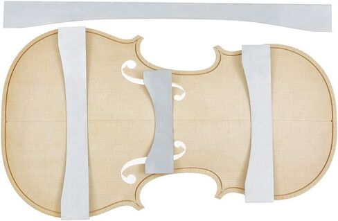 Dictum Herdim Violin Top Plate Templates, 4 Stainless Steel, Strad 1727 VWWS Germany in Saudi Arabia