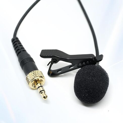 6Pcs Lapel Microphone Clips Replacement Kit, 3Pcs Lapel Mic Windscreen Foam Covers and 3Pcs Lavalier Microphone Clips in Kuwait