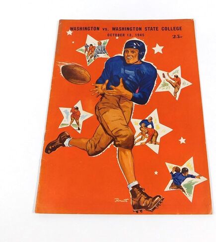 1945 Washington State at Washington College Football Program 10-13-45 - College Programs in Saudi Arabia