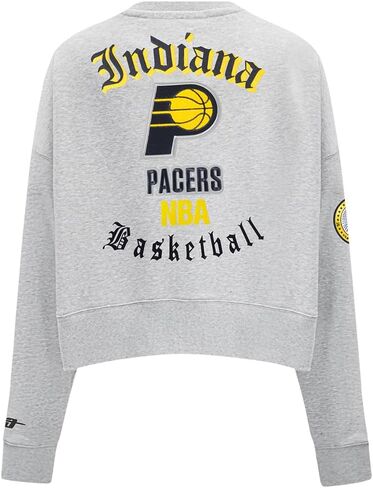 Pro Standard Womens NBA Old English Brushed Back French Terry Crewneck Sweatshirt in Saudi Arabia