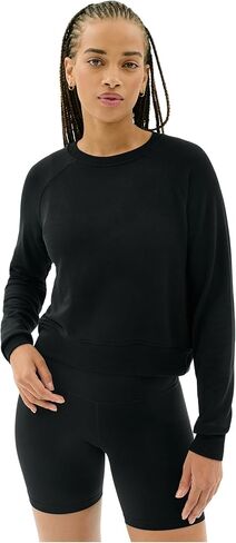SPLITS59 Women's Brooks Fleece Long Sleeve Sweatshirt in Saudi Arabia