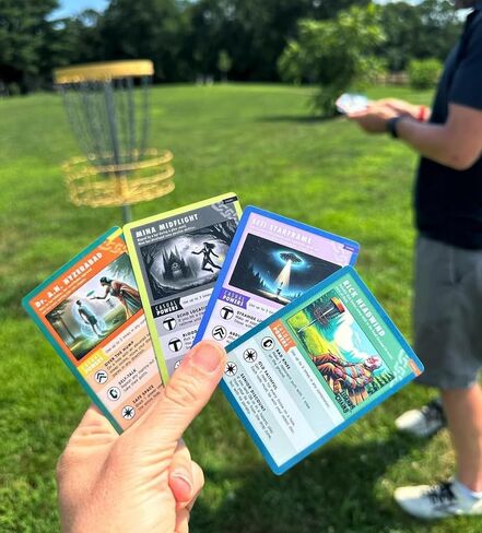 On-Course Disc Golf Card Game – Choose a Character & Unchain Your Destiny - Best Gift for Disc Golf Players in Saudi Arabia