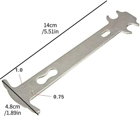 Bicycle Chain Wear Checker Indicator Repair Tool Mountain Road Chains Gauge Measurement Ruler Replacement Bicycle Accessories in Saudi Arabia