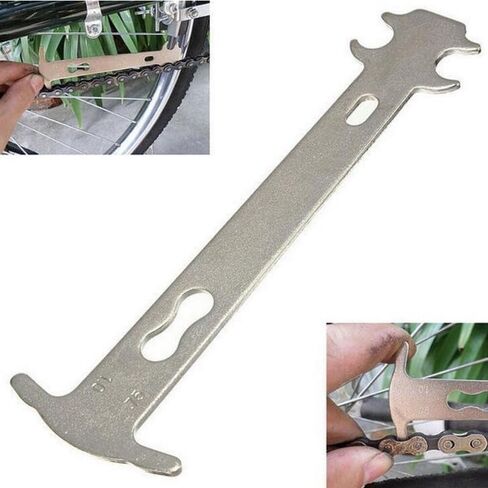 Bicycle Chain Wear Checker Indicator Repair Tool Mountain Road Chains Gauge Measurement Ruler Replacement Bicycle Accessories in Saudi Arabia