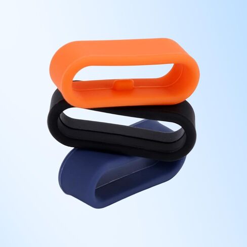 12pcs Silicone Strap Rings Compatible with Magic Band+ & 2.0 and More, Fastener Loop Secure Holder Protectors Accessories Clips for Magic Band+ & 2.0 and More (4 Colors) in Saudi Arabia