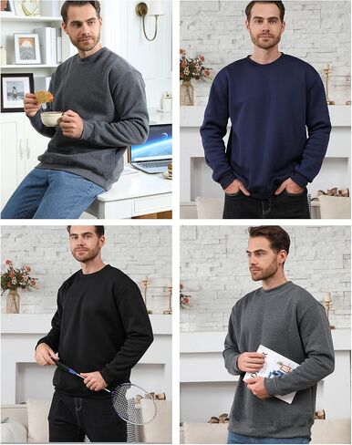 12 حزمة من الرجال الكبار الصوف هوديي Crewneck البلوز السائبة كم طويل خفيف الوزن للبيع بالجملة التبرع بلا مأوى in Kuwait