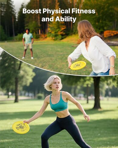 VEVOR Disc Golf Set, 8 Pack Disc Golf Starter Set, Beginners Flying Discs for Full-Body Strength Training, with Putter, Mid-Range, Driver, PDGA Approved, for Outdoor Backyard, Lawn, Beach, and Park in Saudi Arabia