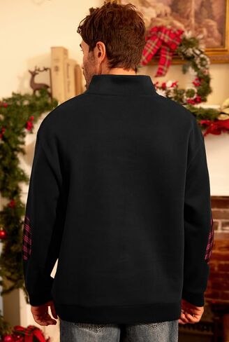 Men's Christmas Retro Graphic Corduroy Winter Sweatshirt in Saudi Arabia