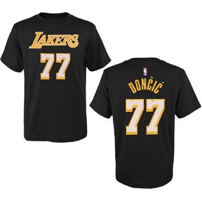 Outerstuff Luka Doncic Los Angeles Lakers #77 Youth Boys Size Player Name & Number T-Shirt in Kuwait