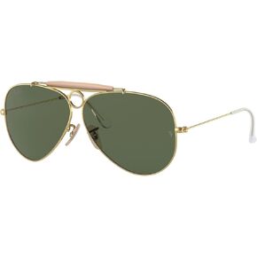 Ray-Ban RB3138 Sunglasses Bundle: RB 3138 SHOOTER W3401 Shooter Arista G-15 Green and Universal Anti-slip Silicone Leash in Kuwait